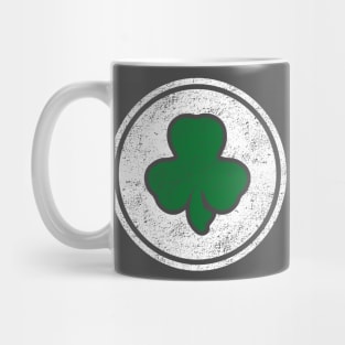 Shamrock Clover Leaf Distressed Mug